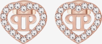 Boucles d'oreilles Philipp Plein en or : devant