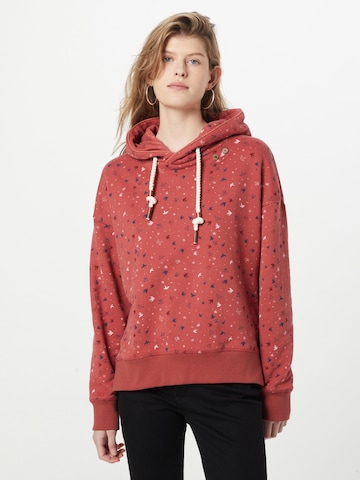 Ragwear Sweatshirt 'RUFLE BIRDS' in Bruin: voorkant