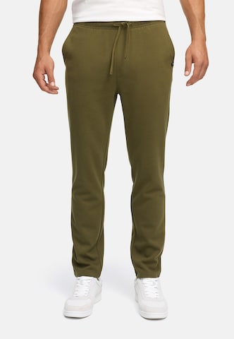 INDICODE JEANS Regular Chino 'Cowell' in Groen: voorkant