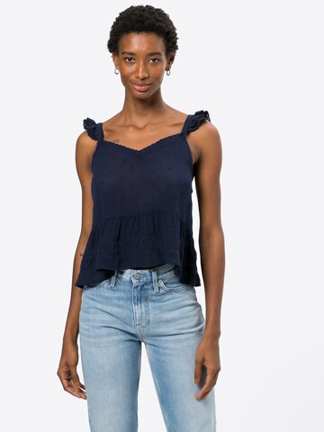 Superdry Blouse in Blue: front