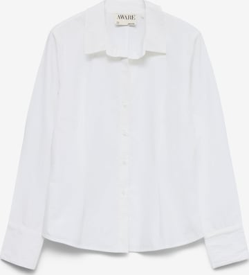 Chemisier 'AWUms' VERO MODA en blanc : devant