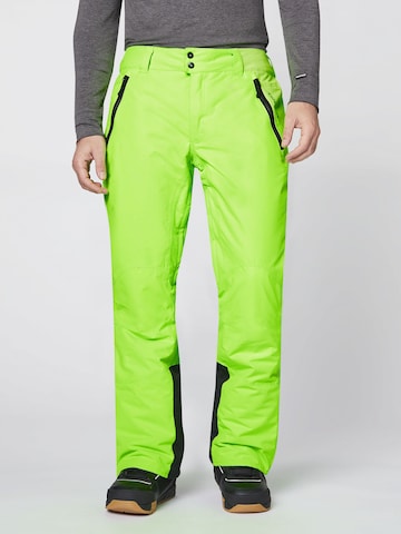 regular Pantaloni per outdoor 'Taos' di CHIEMSEE in verde: frontale