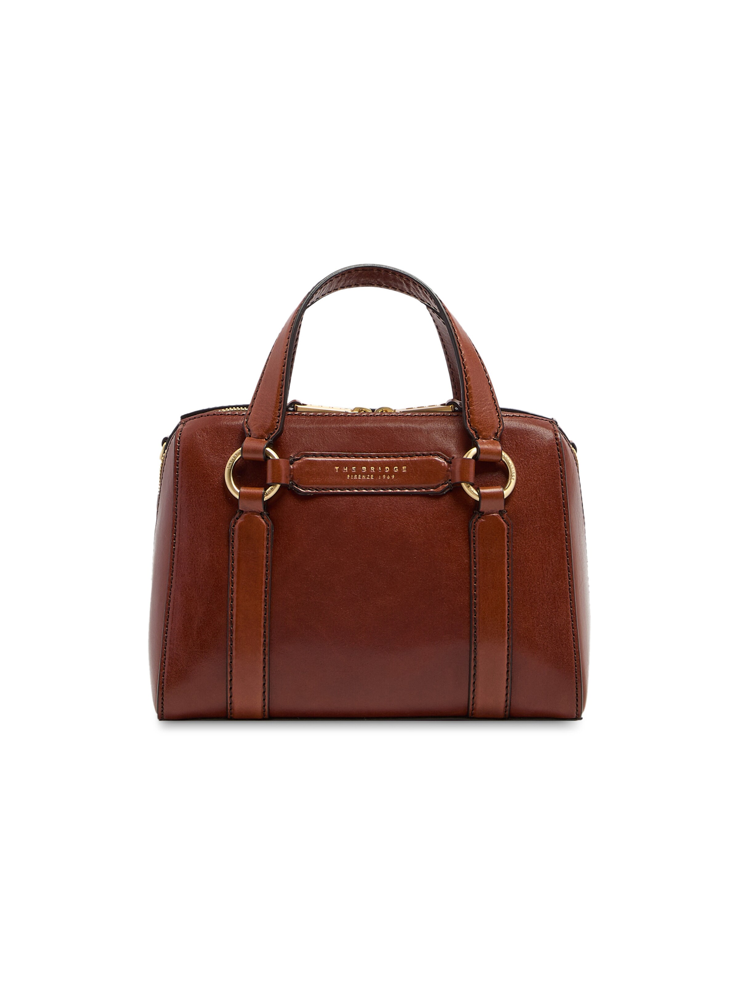 The Bridge Shoulder Bag in Brown: front