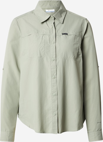 COLUMBIA - Blusa funcionais 'Silver Ridge 3.0' em verde: frente