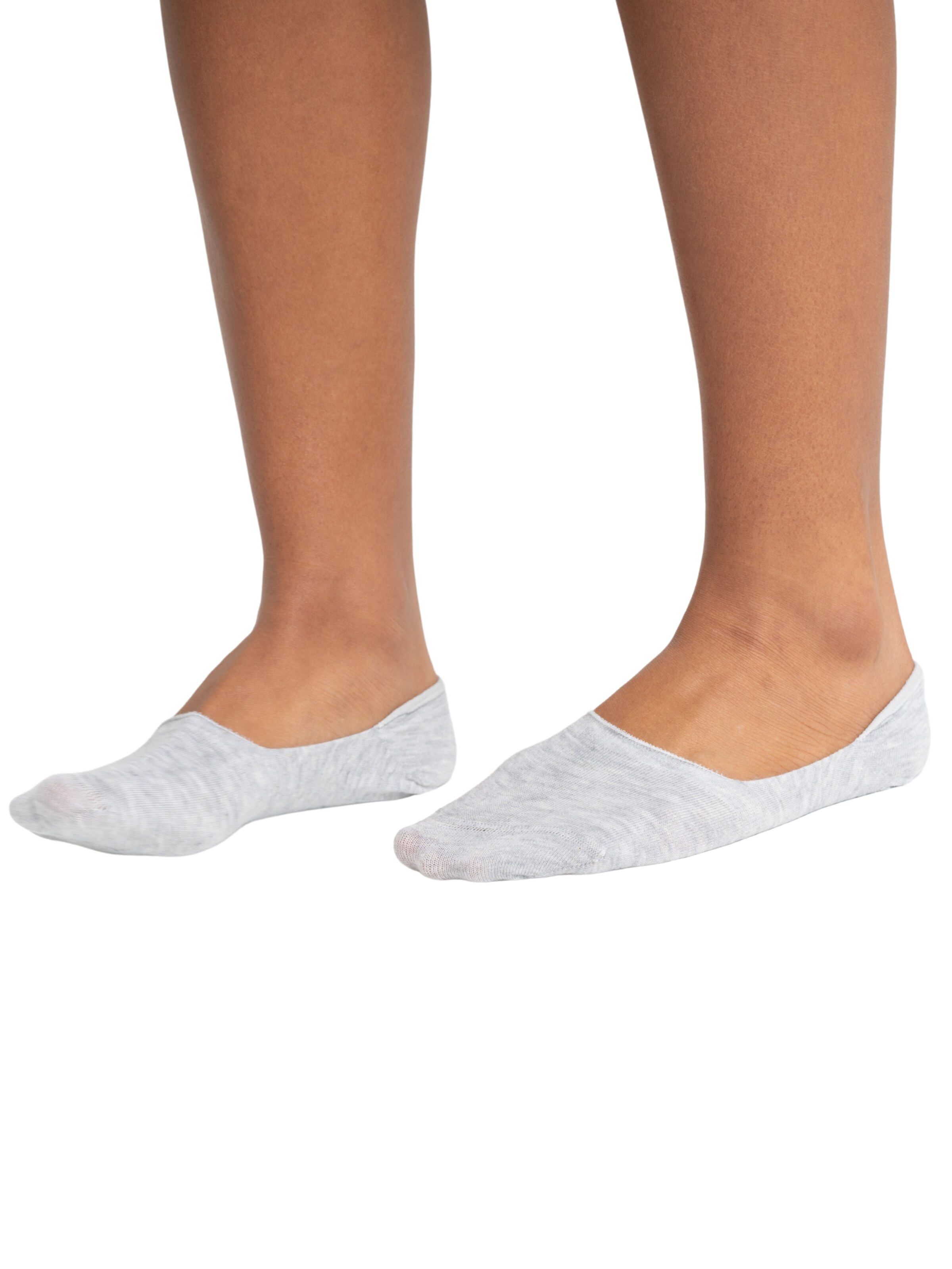 QOLONIA Socks 'Füßlinge' in Grey