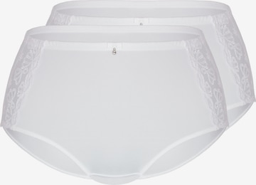 Slip 'FAMOUS EMBROIDERY' sassa en blanc : devant