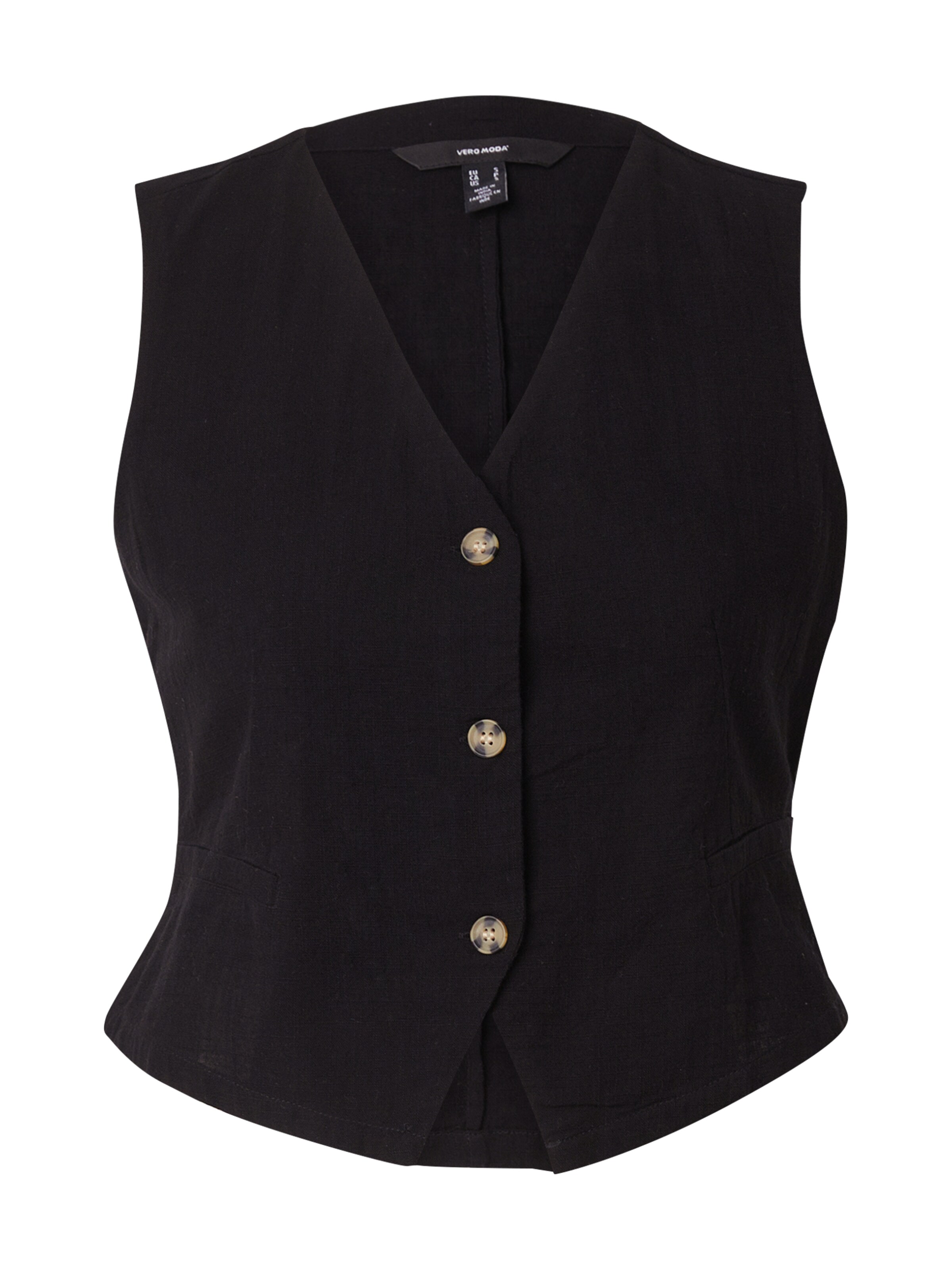 VERO MODA Γιλέκο κουστουμιού 'VMCaia' σε μαύρο: μπροστά
