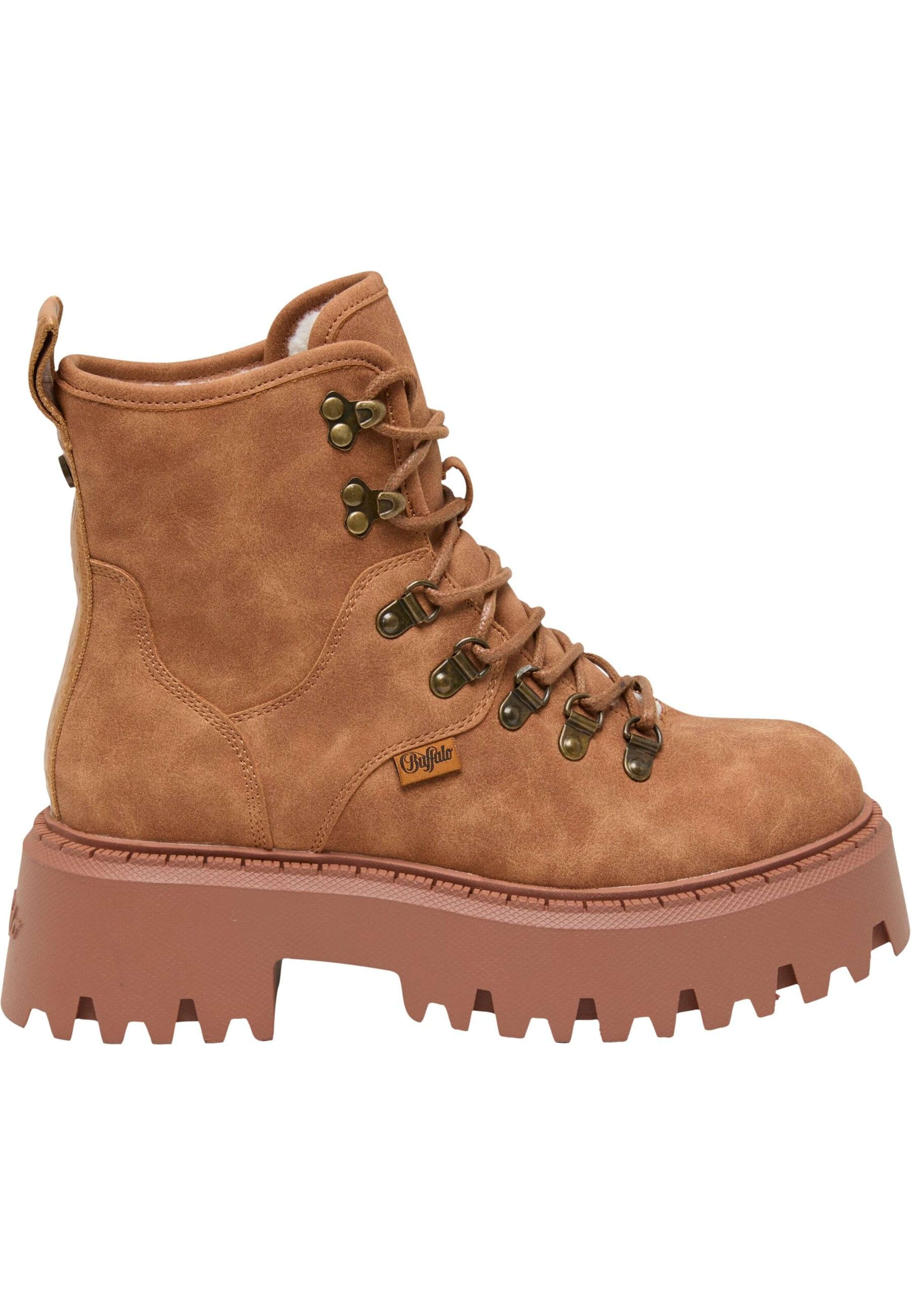 Stivaletto stringato 'Aspen Hike' di BUFFALO in marrone: frontale