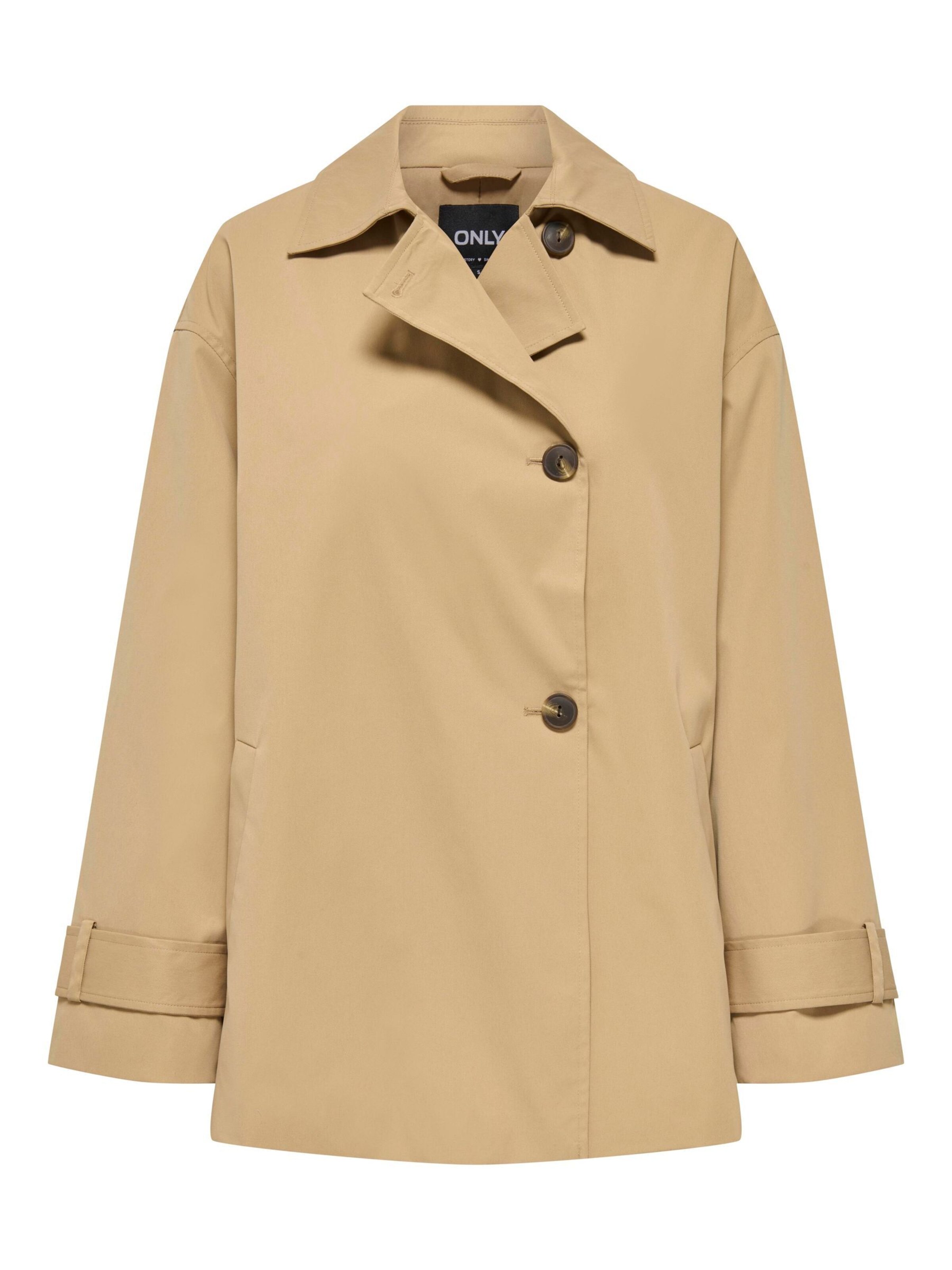 Cappotto di mezza stagione 'ONLApril' di ONLY in marrone: frontale