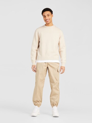 JACK & JONES Sweater 'FARO' in Beige