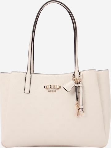 Borsa a mano 'ANISE' di GUESS in grigio: frontale