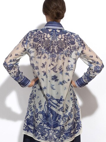 JIORO Shirt 'ASIA SKY' in Blue