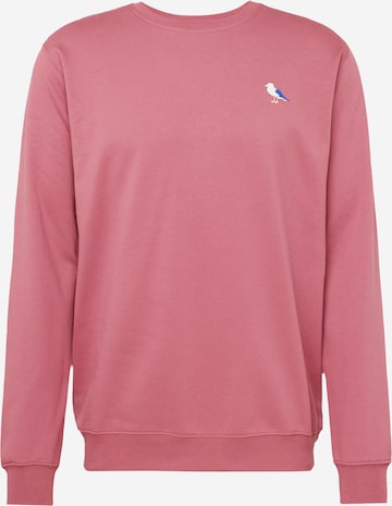 Cleptomanicx Sweatshirt 'Embro Gull' in Purple: front