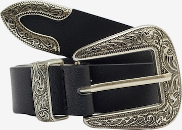 Pull&Bear Belt in Black: front