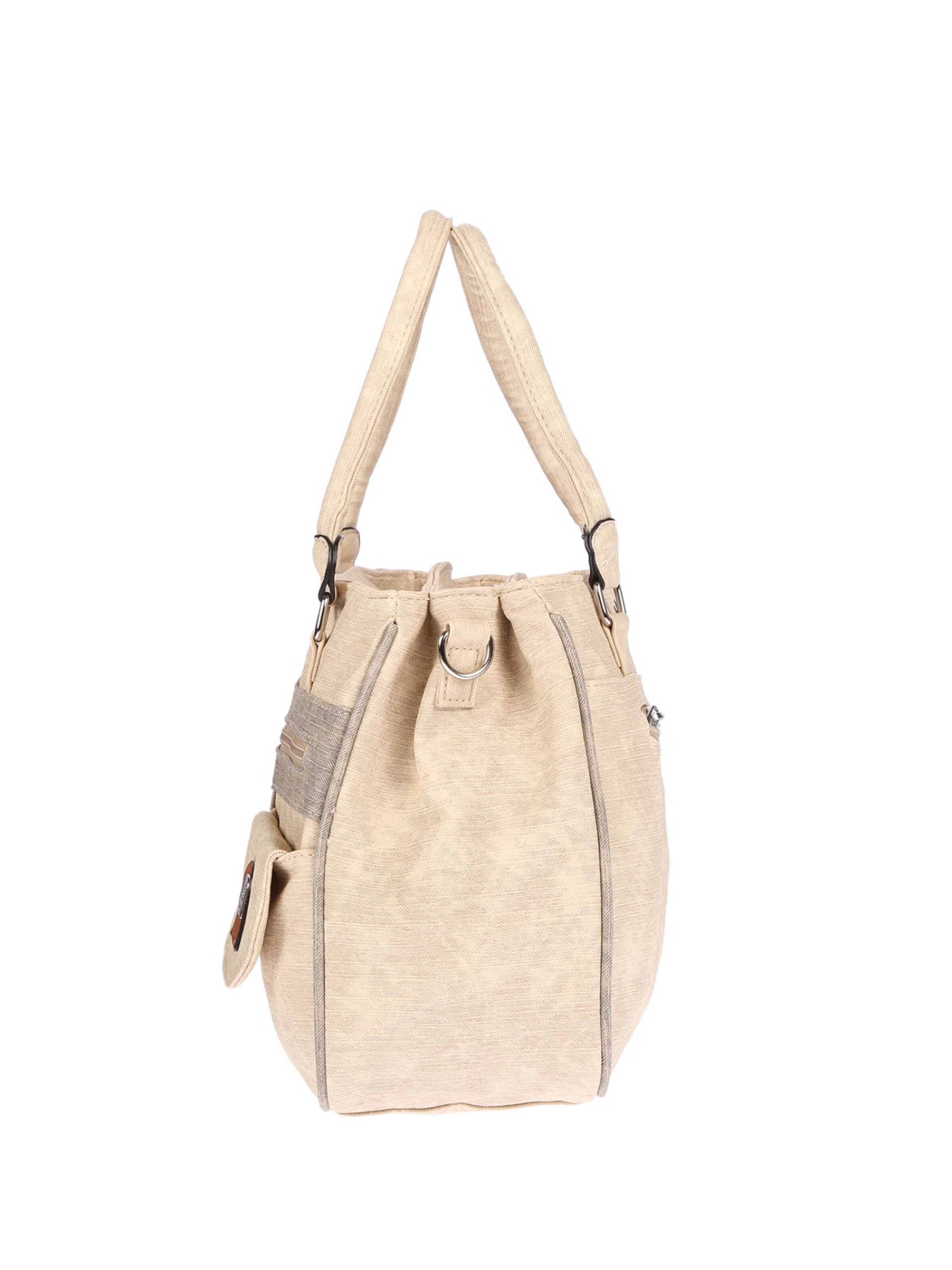 Christian Wippermann Handtasche 'Große Damen Tasche Umhängetasche Schultertasche'‌‌‌‌‌‌‌‌‌‌ in Beige