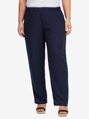 SHEEGO Loose fit Pants in Blue: front