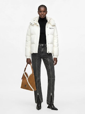 KARL LAGERFELD JEANS Prechodná bunda - Béžová