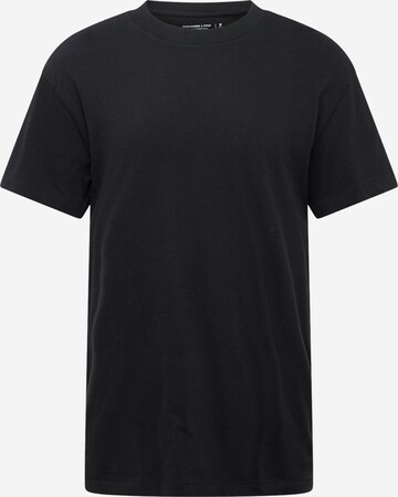 Abercrombie & Fitch T-shirt 'ESSENTIAL' i svart: framsida