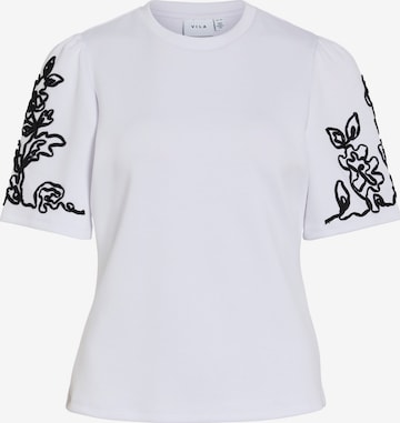 VILA Sweatshirt 'VIMia' i hvid: forside