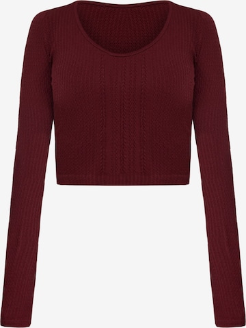 No Matter What Shirt 'Ball' in Rot: Vorderseite