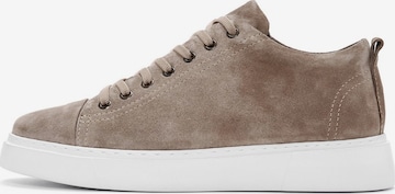 Sneaker bassa di Derimod in marrone: frontale