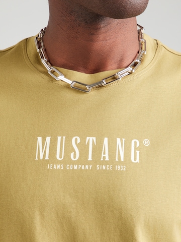 MUSTANG Póló 'Style Austin' - zöld
