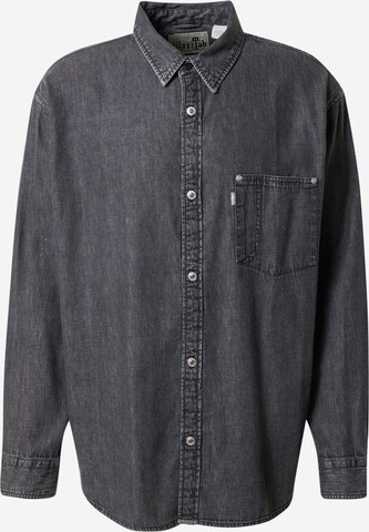 LEVI'S ® Comfort fit Overhemd 'Silvertab' in Zwart: voorkant