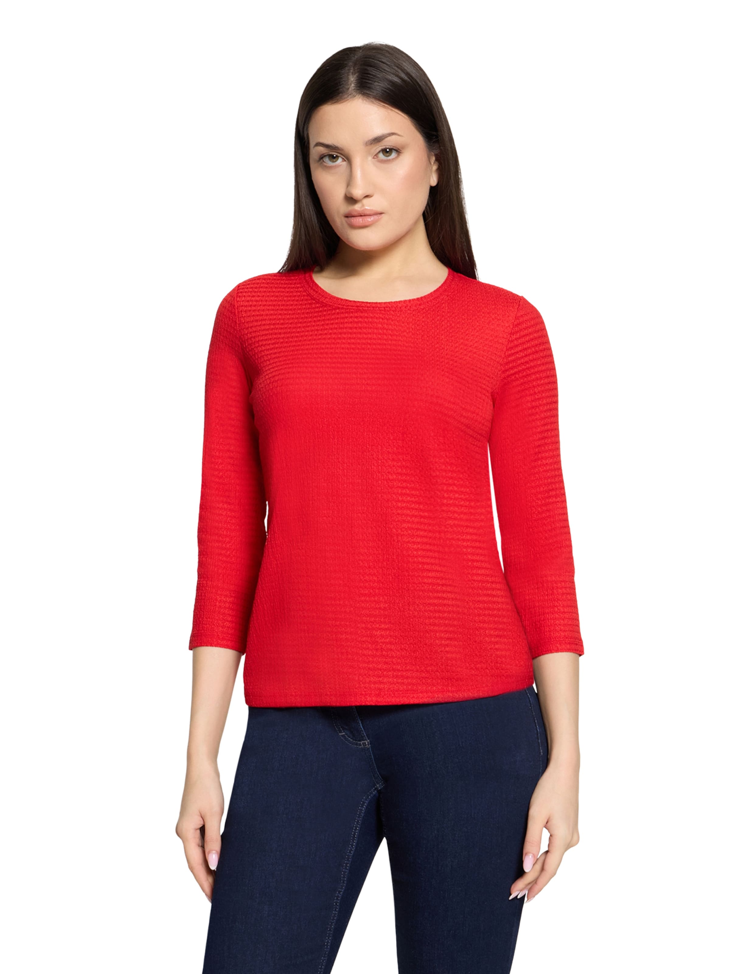 T-shirt Betty Barclay en rouge : devant