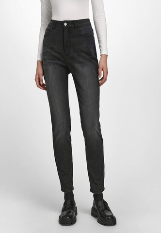 Uta Raasch Regular Jeans in Black: front