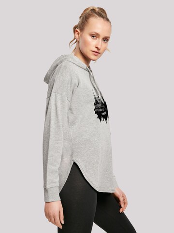 F4NT4STIC Sweatshirt 'Cities Collection - Hamburg skyline' in Grau