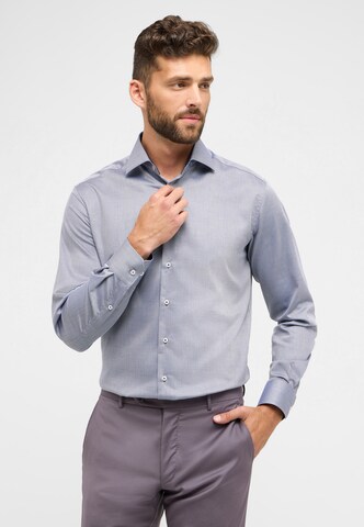 ETERNA Regular Fit Hemd in Blau: Vorderseite