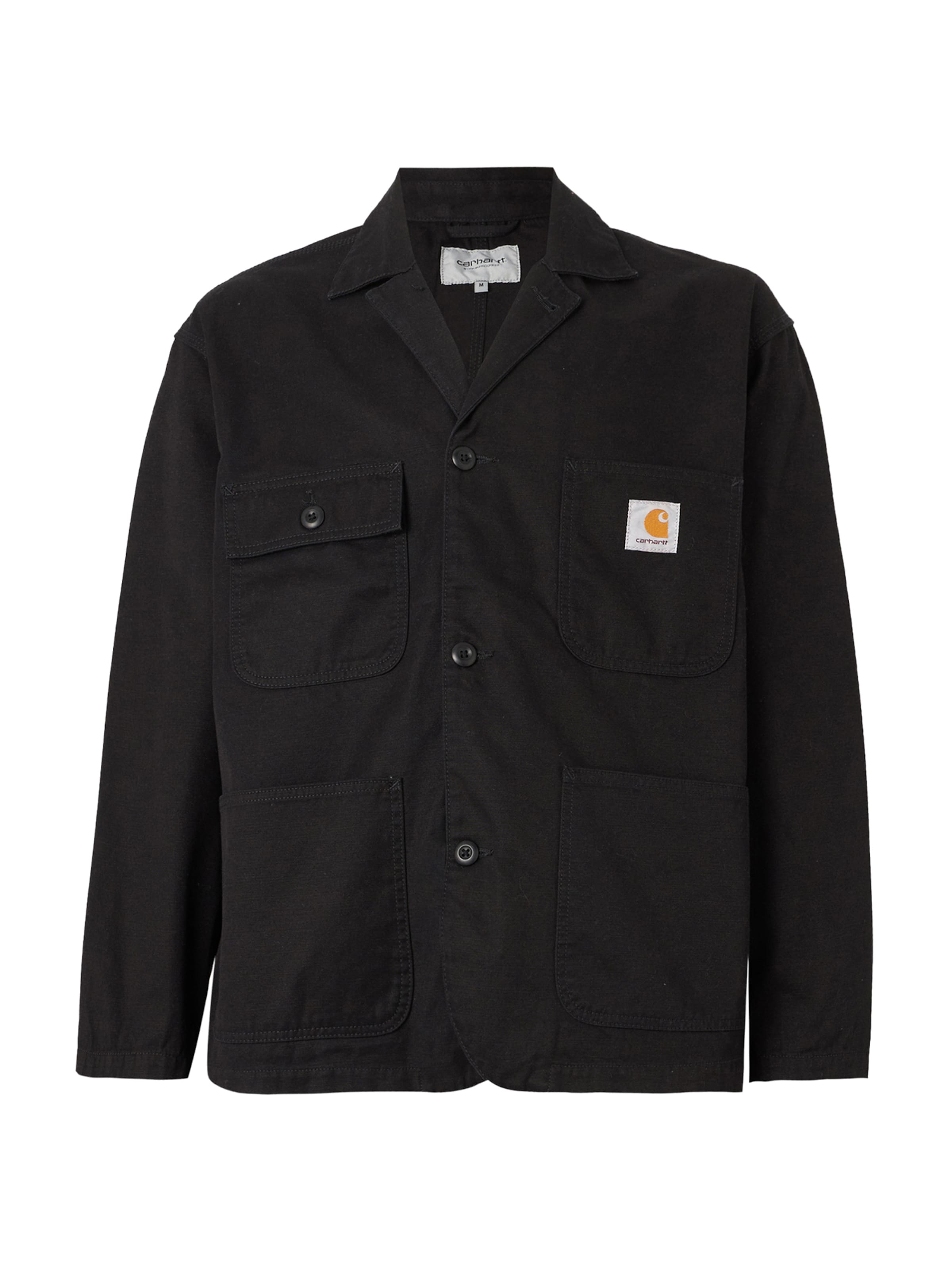 Carhartt WIP Преходно яке 'Brader' в черно: отпред