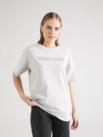 Tommy Jeans Póló 'BOLD CLASSIC' - szürke: elől