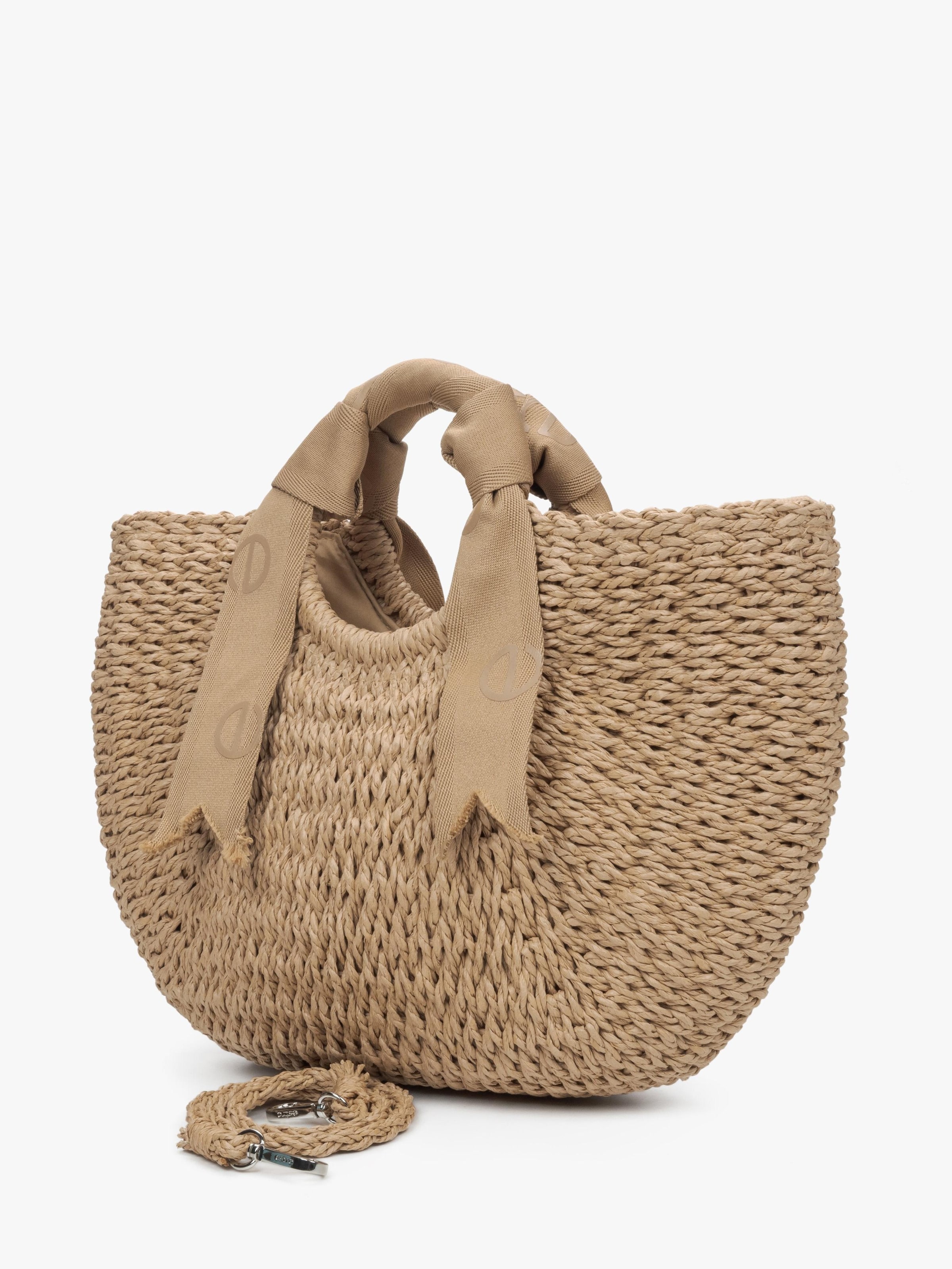 Estro Handtas '18207-0' in Beige: voorkant