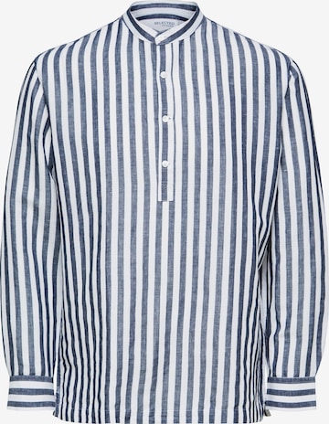 SELECTED HOMME Regular fit Button Up Shirt 'REGRICK' in Blue: front