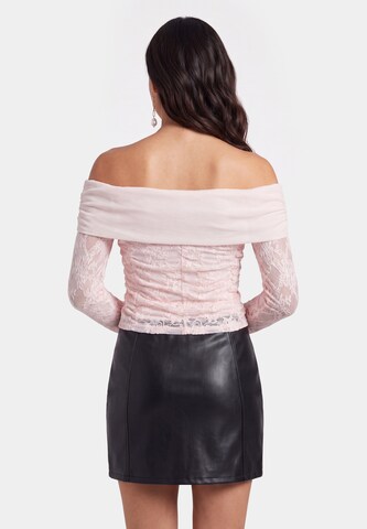 Chemisier faina en rose