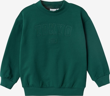 NAME IT Sweatshirt in Groen: voorkant
