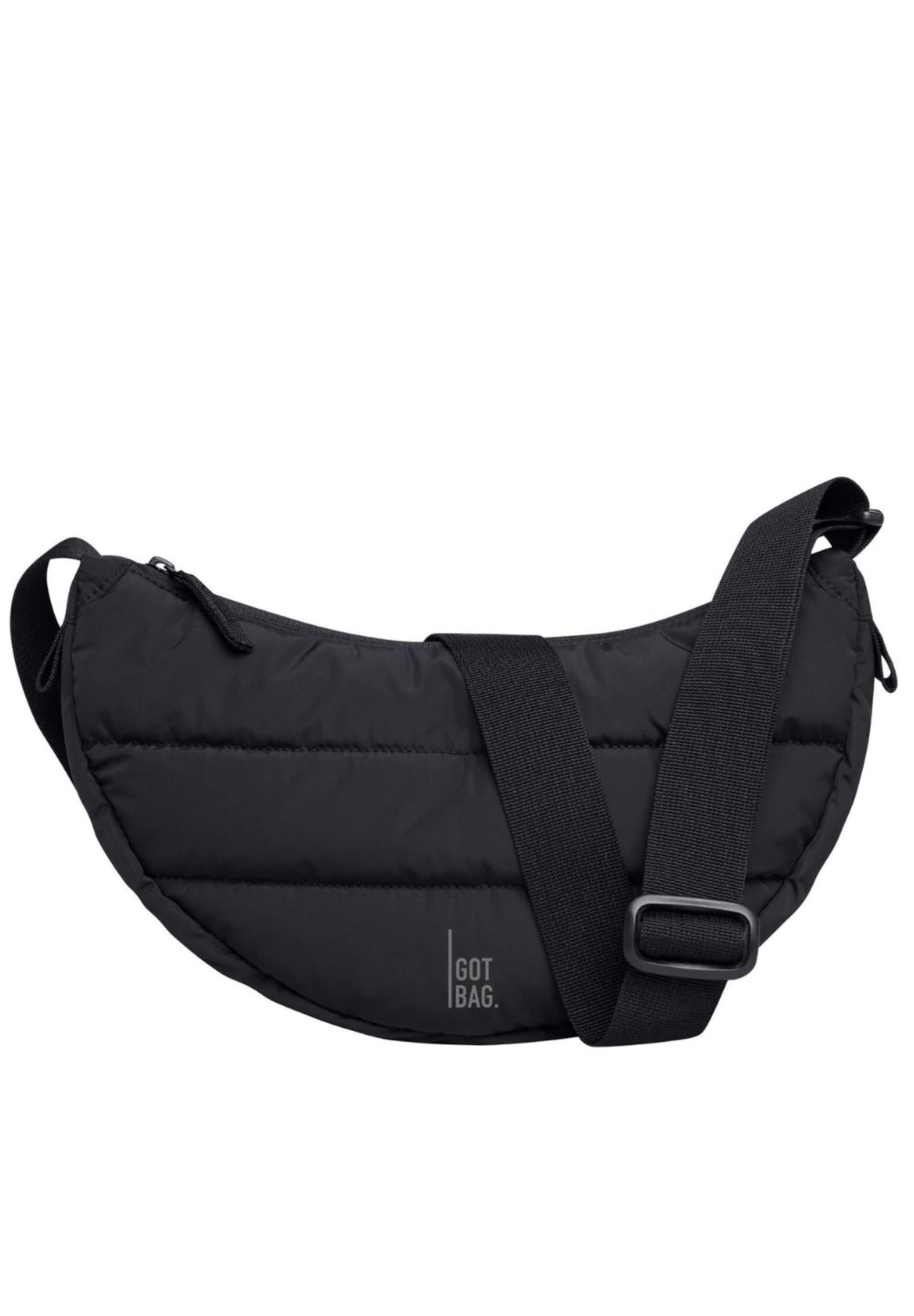 Borsa a tracolla 'Puffer' di Got Bag in nero: frontale