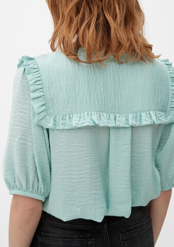 QS Blouse in Blauw