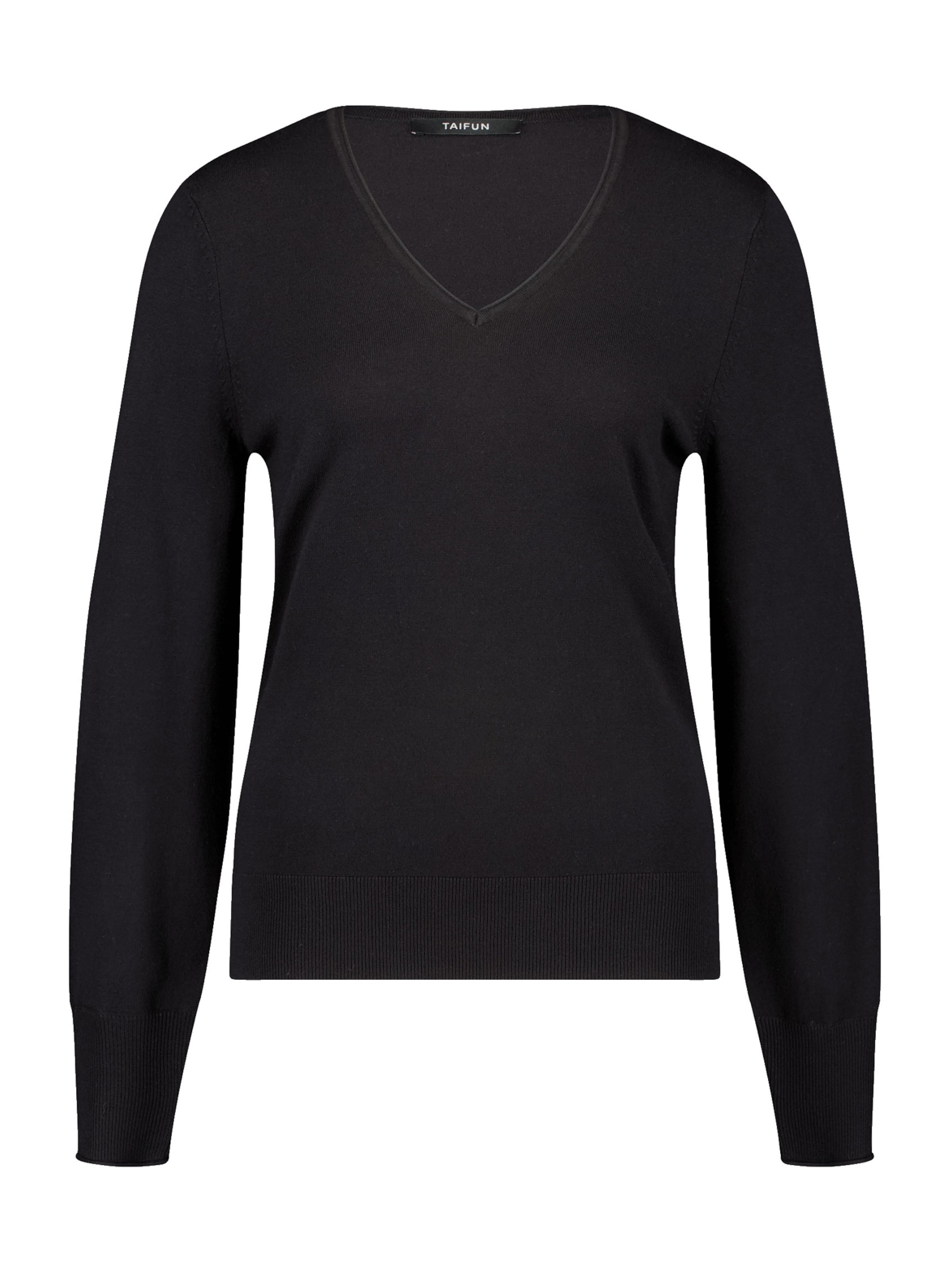 TAIFUN Kampsun, värv must: eest vaates