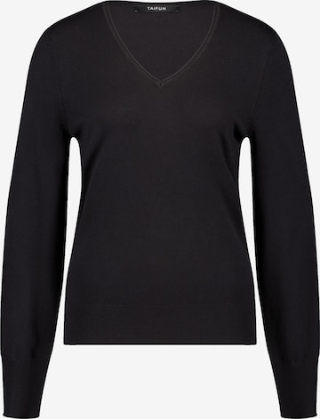 Pullover di TAIFUN in nero: frontale