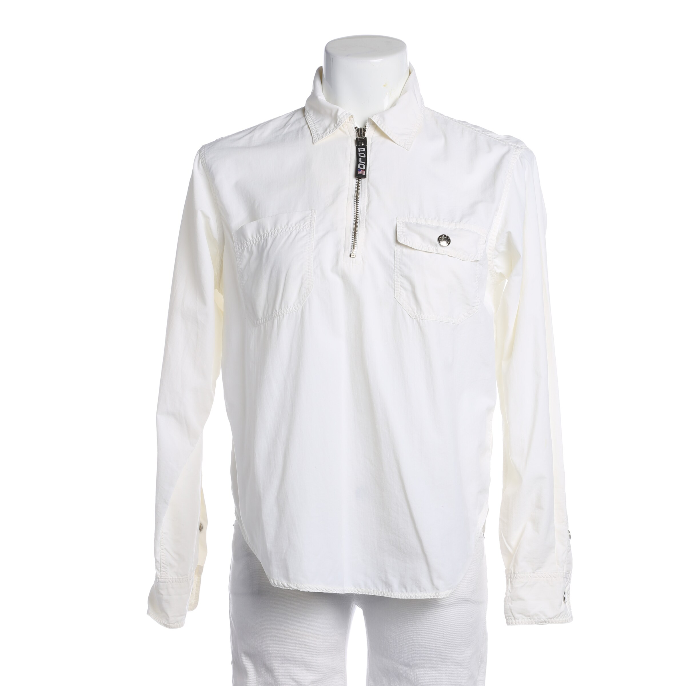 Lauren Ralph Lauren Bluse / Tunika M in Weiß: Vorderseite