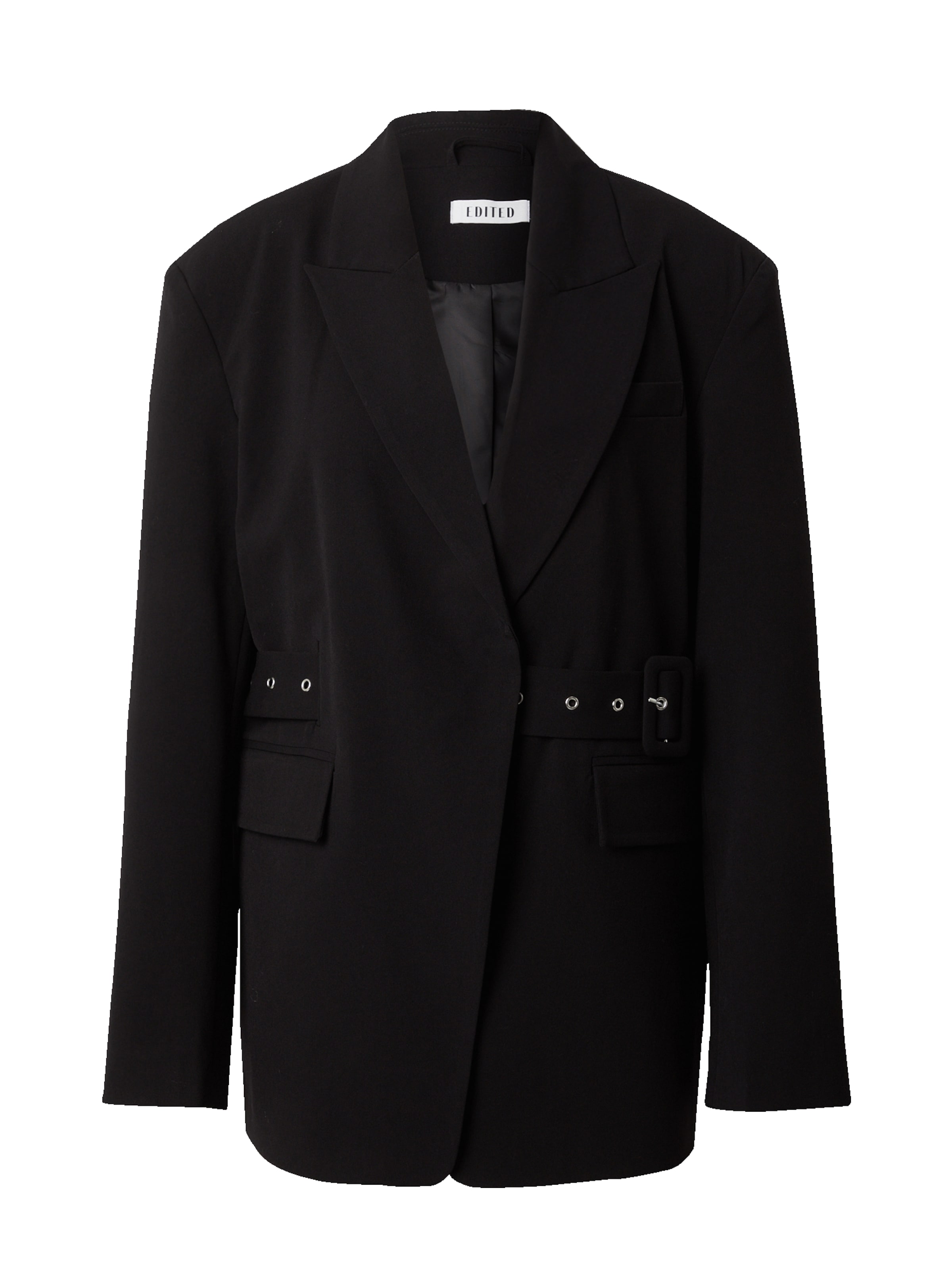 melns EDITED Žakete 'Alaula': no priekšpuses