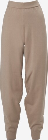 Tapered Pantaloni di Influencer in beige: frontale