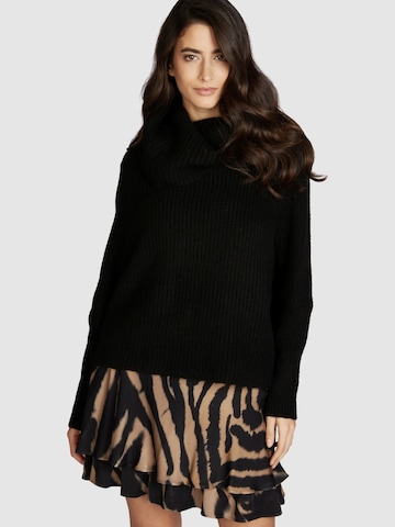 MARC AUREL Sweater in Black: front