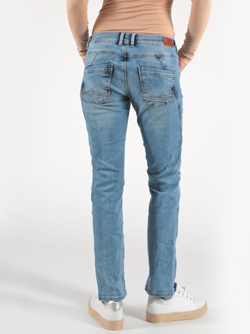 Miracle of Denim Regular Jeans 'Rea' in Blau