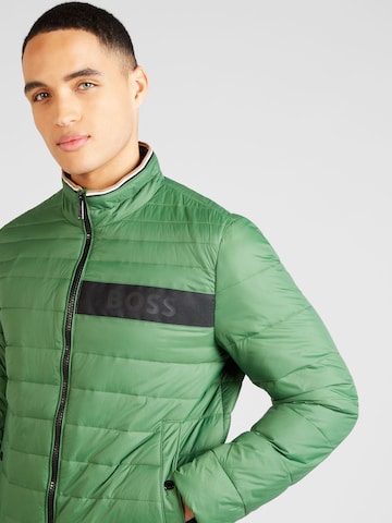BOSS Black Prehodna jakna 'Darolus' | zelena barva