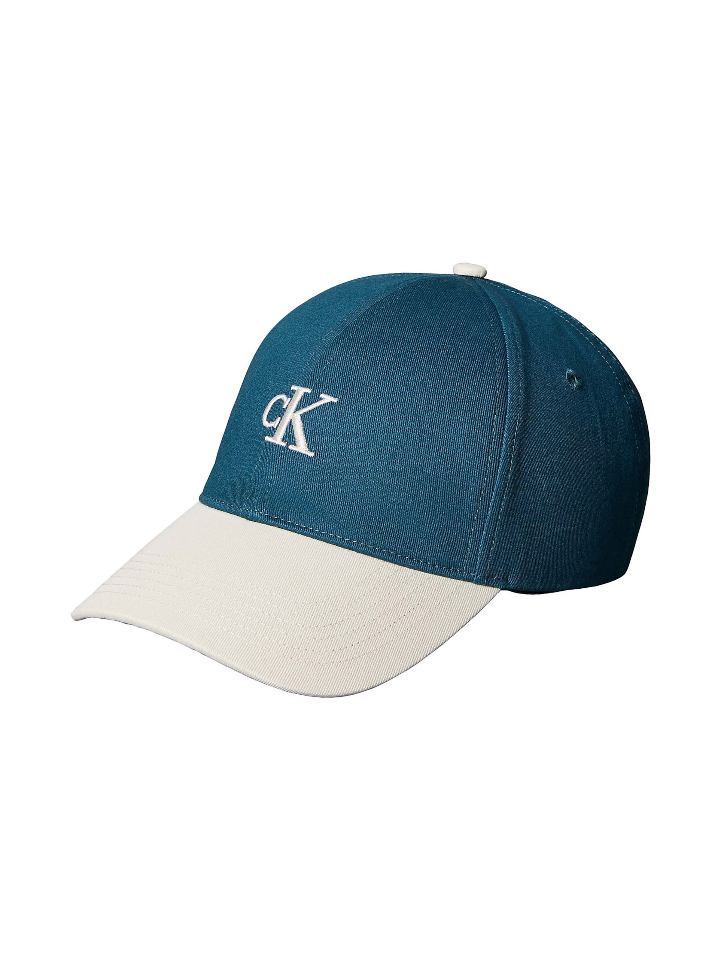 Casquette Calvin Klein en bleu : devant