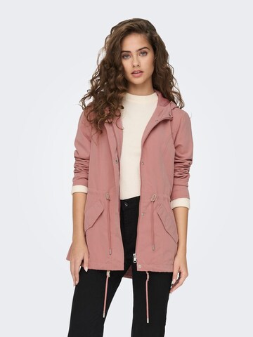 ONLY Between-Seasons Parka in Pink