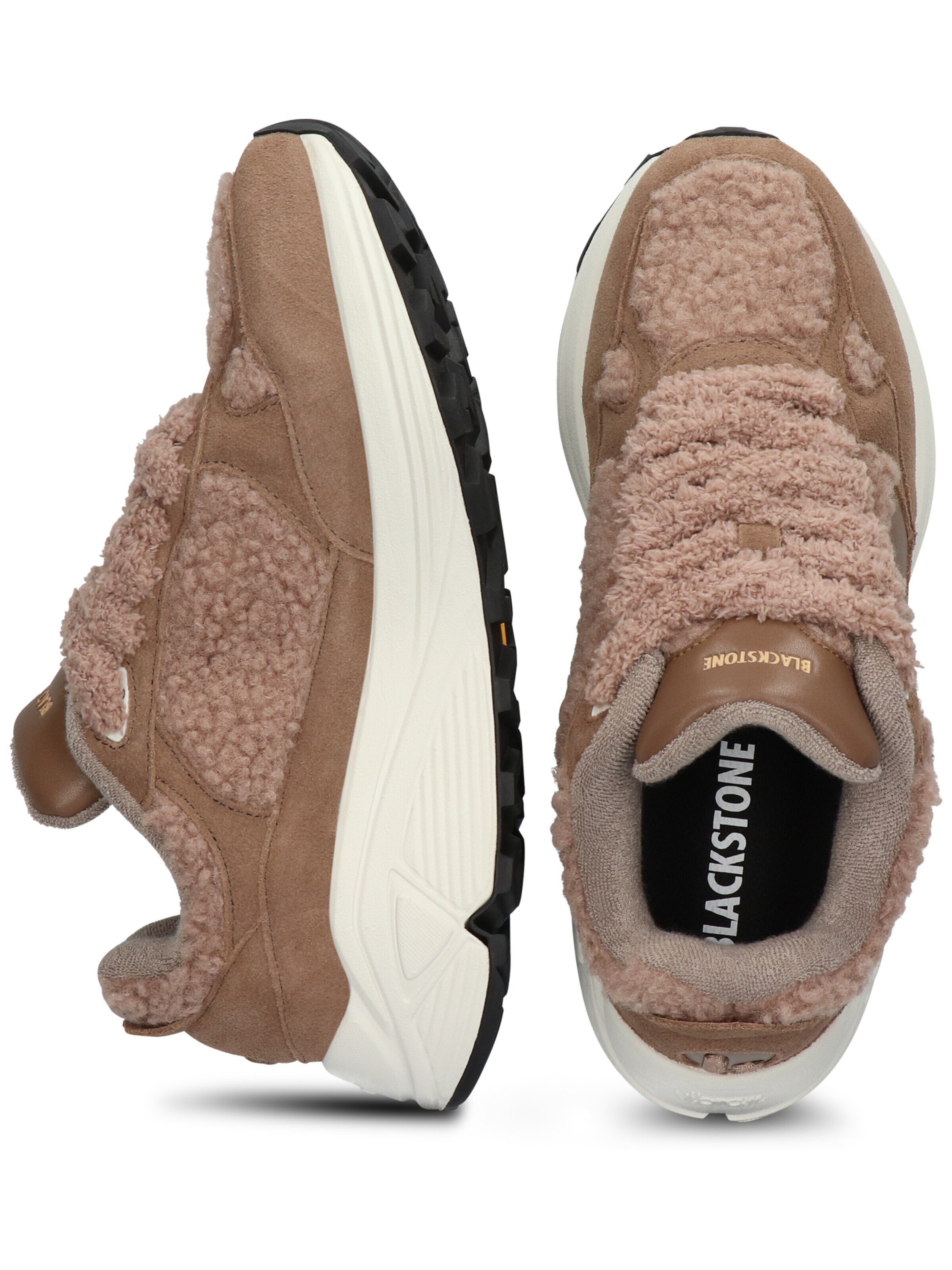 BLACKSTONE Platform trainers 'V-RILEY' in Brown